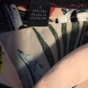 Button up floral shirt